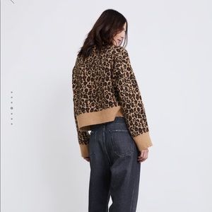Zara animal print sweater